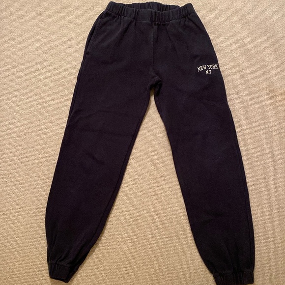 Brandy Melville Navy Sweatpants - Picture 1 of 3